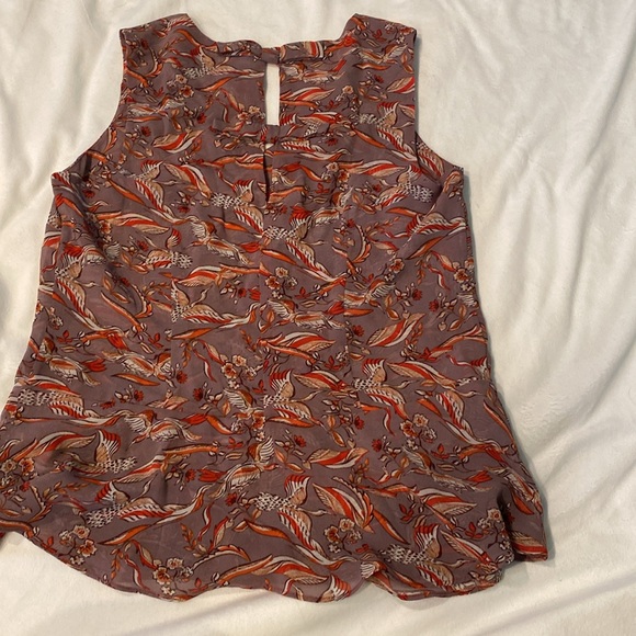 Cabi multi-color Blouse with bows on back - Picture 3 of 4